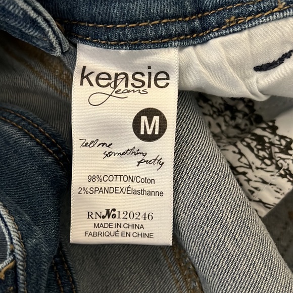 KENSIE Overall Shorts with rolled up hem - Picture 8 of 8